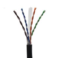 China PE Jacket CAT6 Ethernet Cable 4 Pairs Waterproof Outdoor Category 6 Data Cable factory