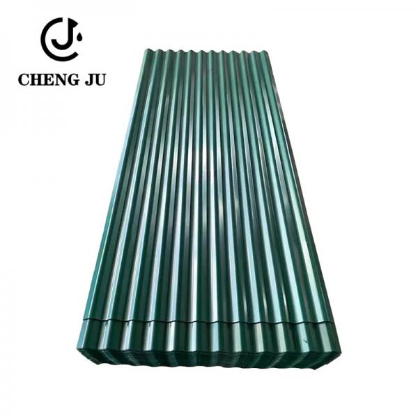 Quality Deep Green Color Sunlight Roofing Sheets Corrugated Prepainted Galvanized Roof Steel Sheets 10ft for sale