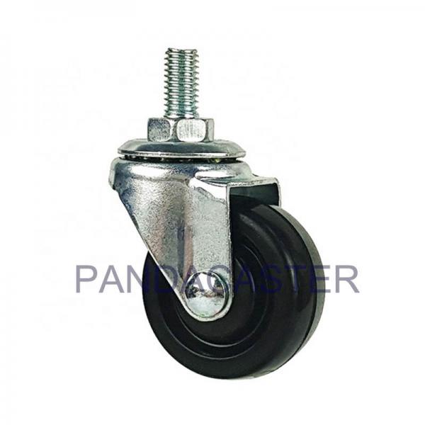 Quality Height 70mm Light Duty Casters  M10 Threaded Stem Casters For Furniture for sale
