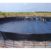 China 0.75mm HDPE PVC Geomembrane Circular Tanks for Fish Farming in Office Building Design factory