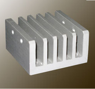 China Steel Polished / Electrophoretic Aluminum Heatsink Extrusion Profiles With Fabricating factory
