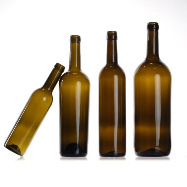 Quality 750ml 75cl Bordeaux Glass Bottle Container Recyclable for sale