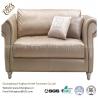 China Modern Cream PU Leather Couch Corner Sofa Set / Leather Sectional Sofa factory