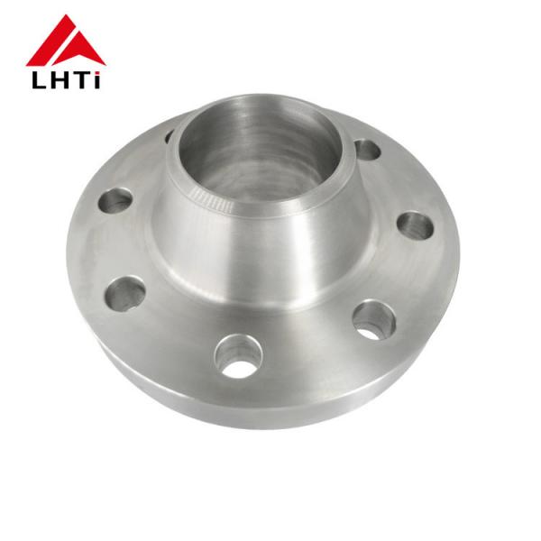 Quality ANSI B16.5 Ti-Pd DN50 Titanium Welding Neck Flange Alloy WN Pipe Connector for sale