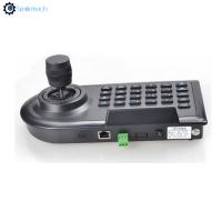 China 3D Axis joystick keyboard AHD TVI CVI analog speed dome PTZ Controller RS485 Pelco-D/P display for surveillance camera factory