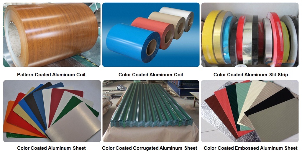 Color Coated Aluminum Slit Coil, PE Paint