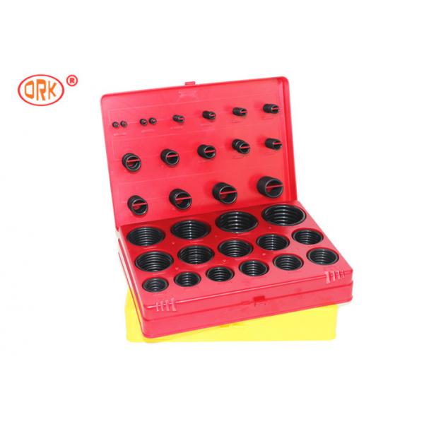 Quality Durable O Ring Kit Box - G AS568 Standard 30 Dimensions 382 Pieces NBR 70 Black for sale