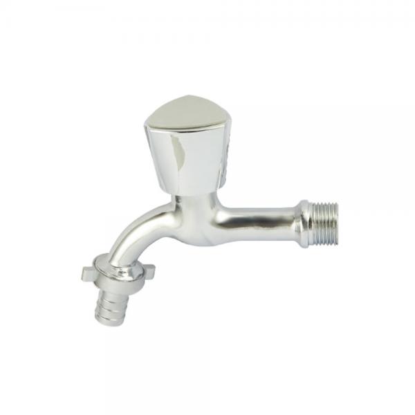 Quality Sanitary Zinc Alloy Brass Bibcock Valve Euro Type For  Washing Machine for sale