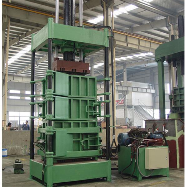 Quality 2.2Kw Cardboard Paper Baler Machine / Cardboard Compactor Baler With Special for sale