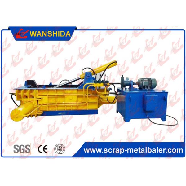 Quality Aluminum Cans Scrap Baler Machine Hydraulic Metal Baler With Turn Out Dischargin for sale