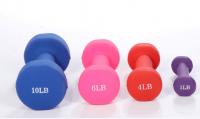 China Colorful Commercial Exercise Equipment For Home Vinyl Coated Dumbbell Set factory