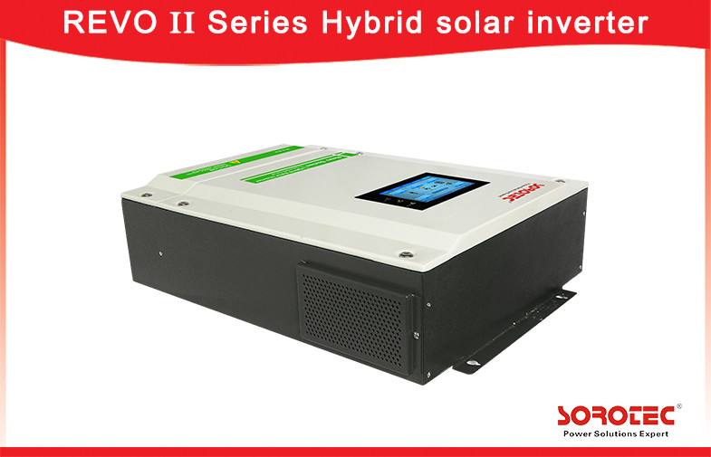 China Solar Hybrid Energy Storage Inverter Output Power Factor PF 1.0 With Touch Display Screen factory