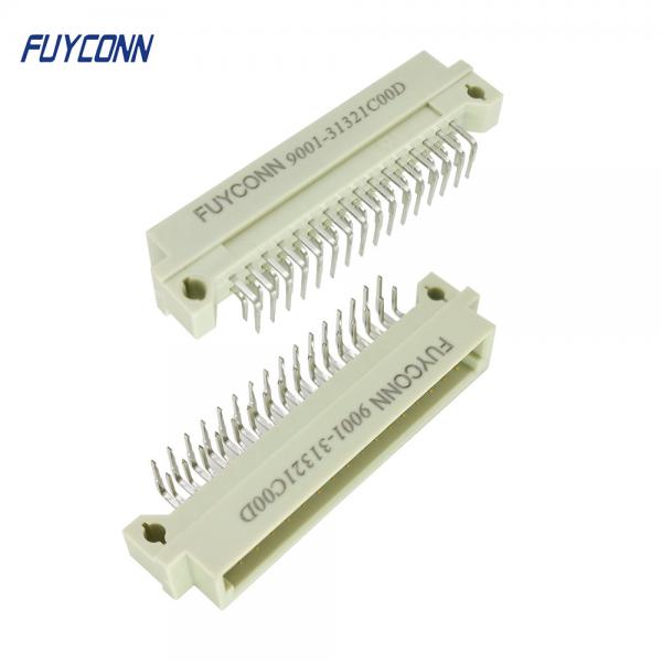 Quality 232 Eurocard Connector Right Angle PCB Male 2*16P 32pin 2 Rows DIN 41612 for sale
