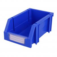 China Simplify Warehouse Organization with Stackable Plastic Bins Open Front and Back Desig factory