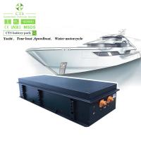 Quality CTS 96V 144V 300Ah 20kWh 30kWh lifepo4 marine battery 40kW 60kW Electric boat for sale