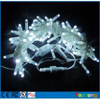 China 10m connectable Anti Cold white led xmas decorations lights bubble shell 100 bulbs factory