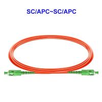 Quality OM1 OM2 Fiber Optic Patch Cable Multimode Duplex SC APC To SC APC for sale