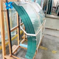 China 15mm Curved Safety Toughened Glass 19/32 Bent Tempered Glass factory