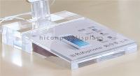 China Mobile Shop Clear Acrylic Display Rack Countertop For Smartphones Advertising factory
