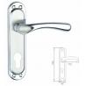 China 45mm Thickness Zinc Alloy Chrome Plating Door Handle factory