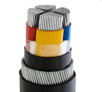 Quality TR-XLPE Insulated URD Armoured Power Cable , Mv Power Cable Three Medium Voltage for sale