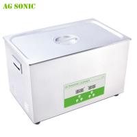 China 30L Heated Ultrasonic Jewelry Cleaner With Industrial PCB Board Control factory
