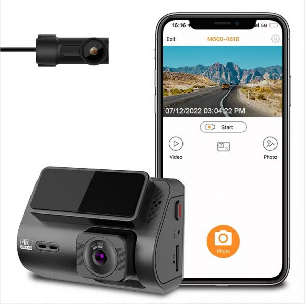 Quality 2 Inch Hidden HD 4K GPS Dash Cam  Front And Rear Car Blackbox for sale