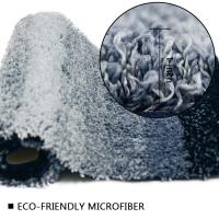 china Shaggy Tufted 1.5 Inches Non Slip Bathroom Carpet Machine Washable