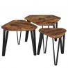 China Industrial Design Nesting Coffee Table, Nesting Table For Sale, Coffee Table Set, LNT14BX factory