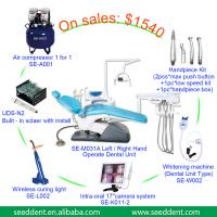 China Hot Selling Left - Right Hand Operate Sillon Dental Unit / Foshan Seeddent Dental Chair Promotion set SE-M031A factory