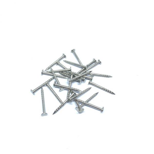 Quality 40 X 2.8MM Annular Ring Shank Nails , SUS316 Spiral Finishing Nails for sale