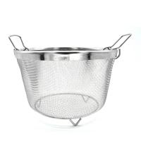 China Kitchen Tool Sus 20.5x15cm Foldable Frying Basket factory