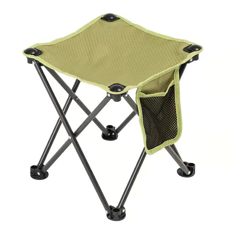 China Square Shape Beach Camping Folding Chair 0.5KG Small Portable Folding Seats factory