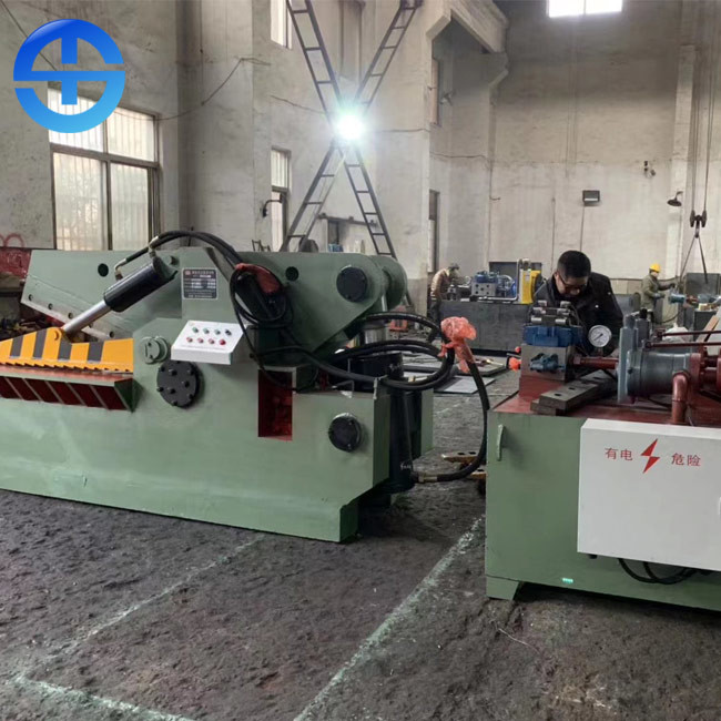 China 250 Ton Pressure Two 15kw Hydraulic Alligator Shear factory