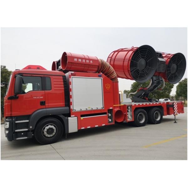 Quality 353 Kw 6×4 Drive Large-flow Air Supply & Smock Exhaust Fire Fighting Truck for sale