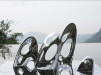 China Modern Decorative Garden Sculptures Mirror Polished Surface High Durability factory