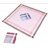 China Men's blended cotton hankerchief with size 40*40cm in different patterns factory