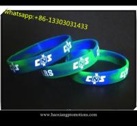 China Sport silicone wristband/bracelet for sale Printing / Debossed / Embossed logo factory