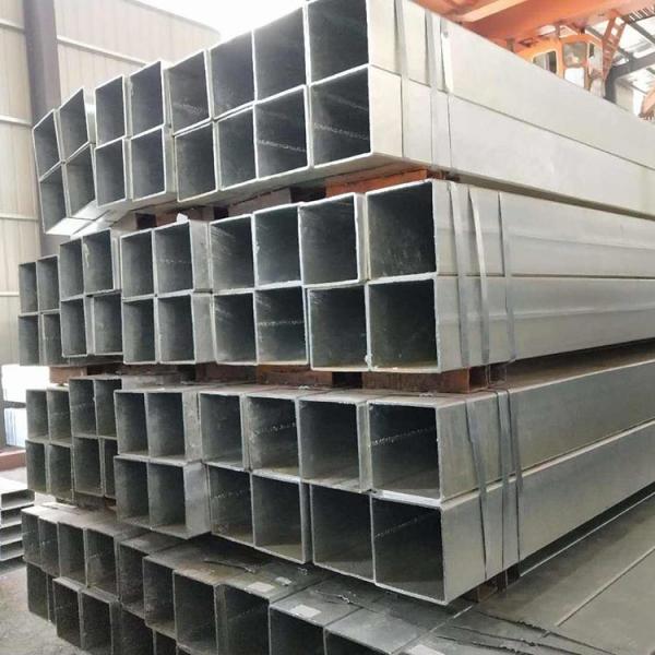 Quality ASTM Zinc Coated Q345 Square And Rectangular Hot Galvanized Steel Tube for sale