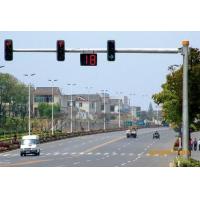 China Cast Aluminum Street Light Pole 5-15m 132KV  Traffic Control Signs Customized Color factory