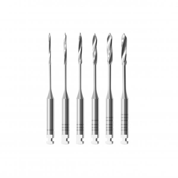 Quality Endodontic Rotary Files Dental Pesso Reamers For Enlarge Canal Easy Identification By The Number Of Grooves for sale