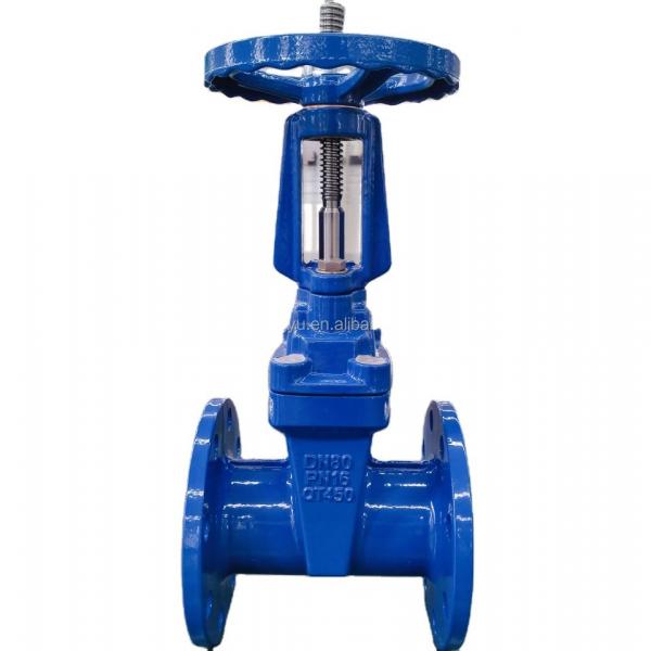 Quality 2-48 Inch Rising Stem Gate Valve Resilient Seated Rubber Seat Ductile Iron for sale