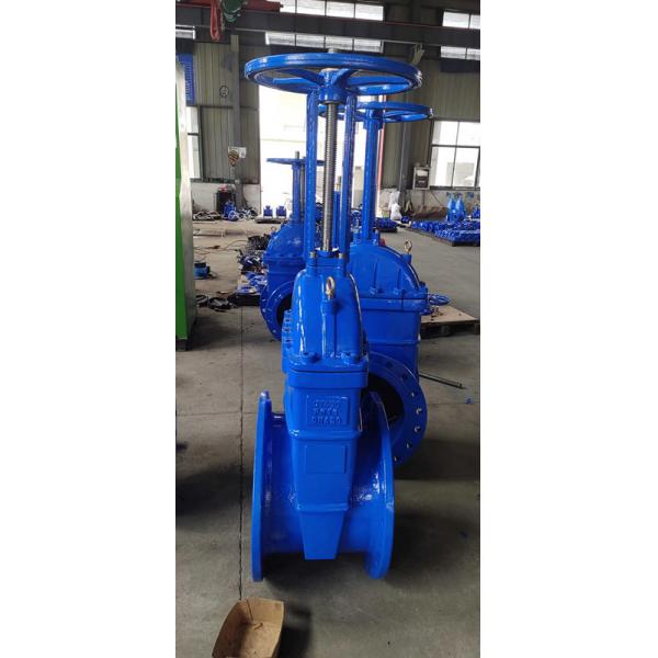 Quality Flanged F4 Gate Valve Soft Resilient Seated Brass Nut Type for sale