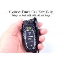 China 3K Hand - Laid Glossy Lightweight Audi Carbon Key Cover factory