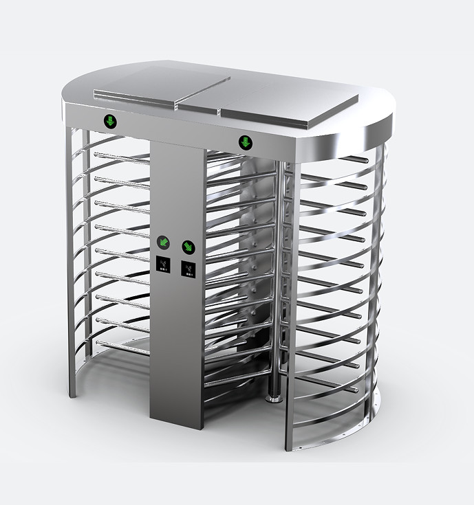 China Full Height Electronic Turnstile Gates Access Control 35 Persons/min Pass Speed factory