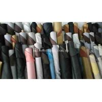 China Solid Colors Non - woven Backing Synthetic Leather PU Leather with Colorful Printed Fabric factory
