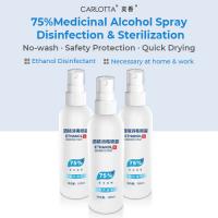 China Hand Sanitizer  Medicinal Alcohol 75% spray Disinfection With Against Germs Hand Sanitizer factory