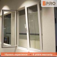 China Thermal Break Glass Home Window , Double Glazed Aluminum Tilt And Turn Windows factory