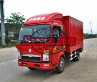 China 2 - 3 Tons Light Duty Cargo Van Box Truck , 90HP 4x2 Commercial Box Truck factory