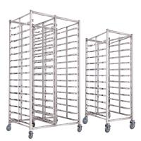 China Commercial Stainless Steel Multilayer Baking Tray Rack Bread Drying Rack With Wheels factory